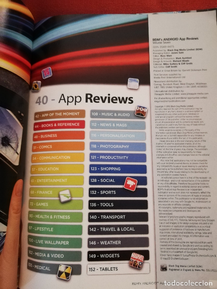 Libros de segunda mano: BDMs ANDROID APP REVIEWS. VOLUME SEVEN - Foto 3