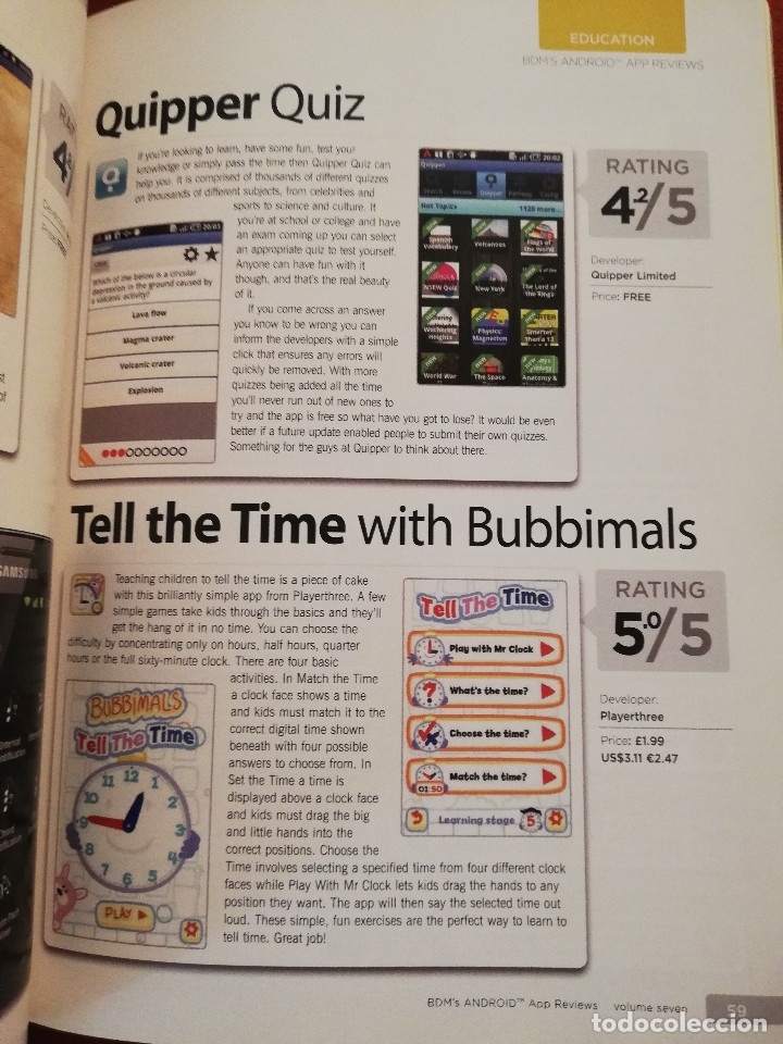 Libros de segunda mano: BDMs ANDROID APP REVIEWS. VOLUME SEVEN - Foto 6