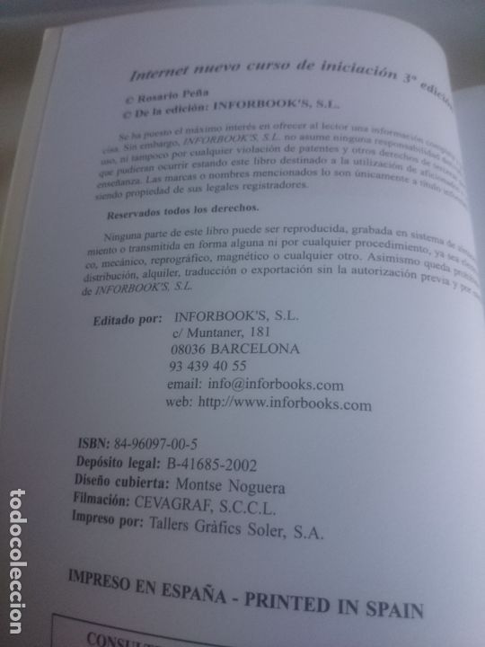 Libros de segunda mano: internet y excel 2000 - Foto 10