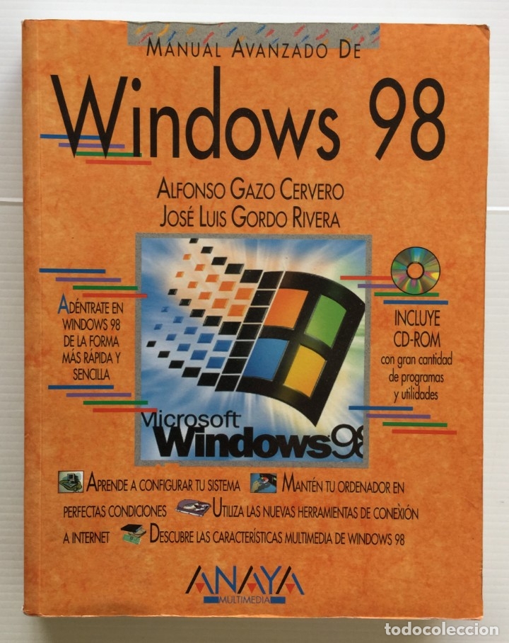 Libros de segunda mano: Manual Avanzado de Windows 98 &ndash; Anaya &ndash; Sin CD ROM - Foto 1