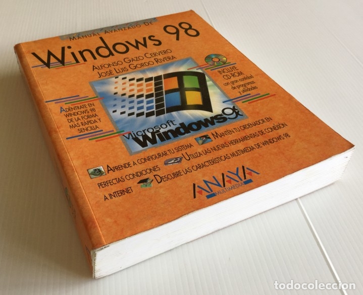 Libros de segunda mano: Manual Avanzado de Windows 98 &ndash; Anaya &ndash; Sin CD ROM - Foto 2
