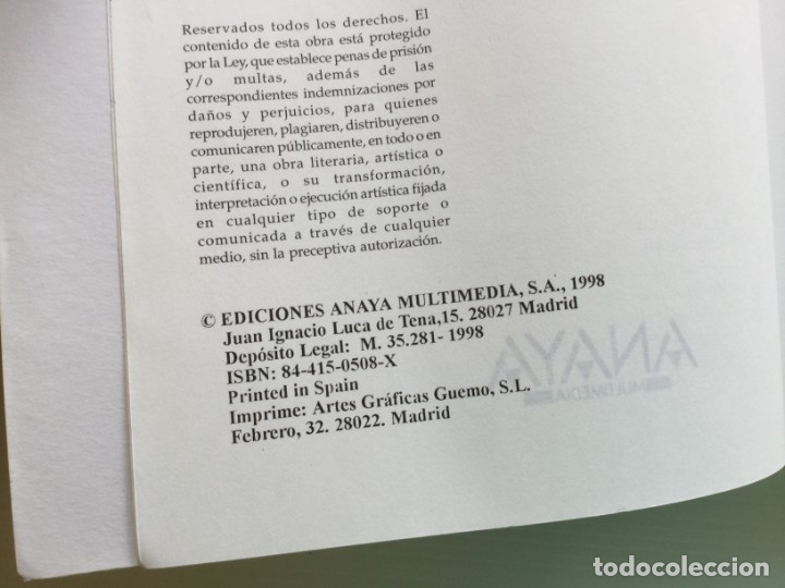 Libros de segunda mano: Manual Avanzado de Windows 98 &ndash; Anaya &ndash; Sin CD ROM - Foto 4