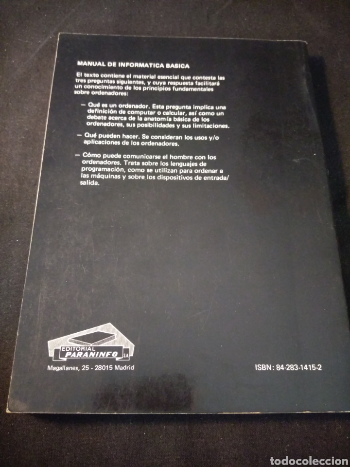 Libros de segunda mano: Manual de Inform&aacute;tica b&aacute;sica. R. Hunt, J. Shelley - Foto 3