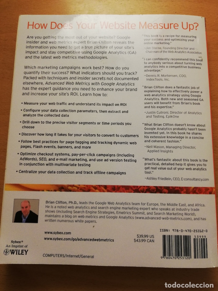 Libros de segunda mano: ADVANCED WEB METRICS WITH GOOGLE ANALYTICS (BRIAN CLIFTON) - Foto 17