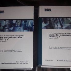 Libros de segunda mano: LAC112 ACADEMIA DE NETWORKING DE CISCO SYSTEM GUIA DEL PRIMER AÑO Y SEGUNDO AÑO CCNA 1 2 3 Y 4. Lote 177948384