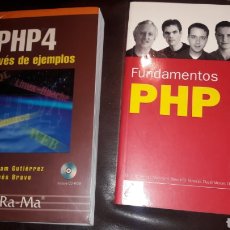 Libros de segunda mano: LAC102 - 2 LIBROS FUNDAMENTOS PHP 5 ANAYA WROX Y PHP4 A TRAVES DE EJEMPLOS RA-MA. Lote 177963917