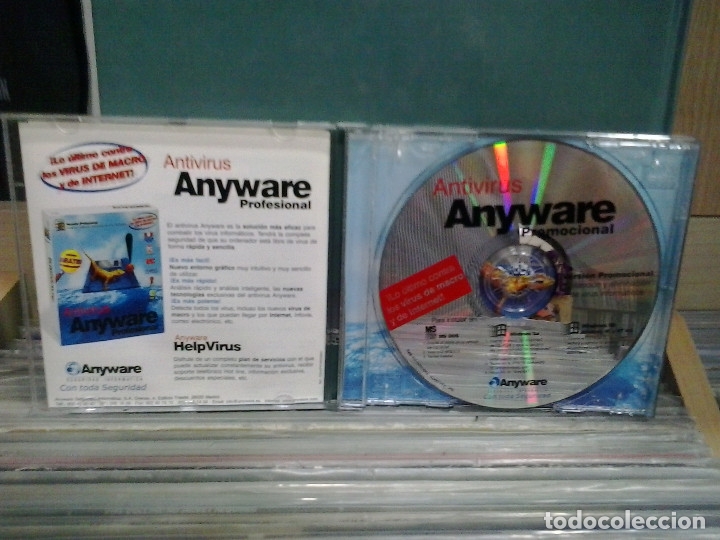 Libros de segunda mano: LMV - Antivirus Anyware, promocional. CD-ROM - Foto 2