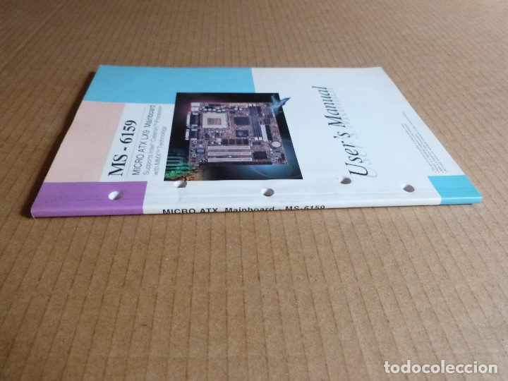 Libros de segunda mano: Libro manual de instrucciones Placa base Ms-6159 Micro ATX LX9 Socket 370 - Foto 5