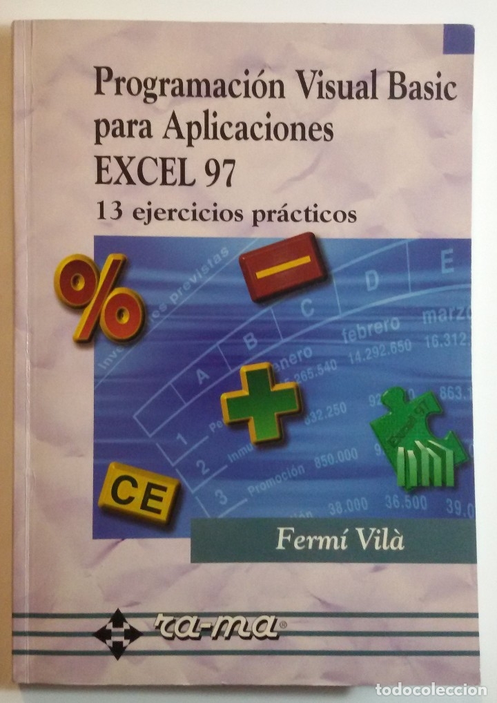 Libros de segunda mano: Programaci&oacute;n VisualBasic para Aplicaciones Excel97 (Autor: F.Vil&aacute;) (VER DESCUENTO ADICIONAL) - Foto 1