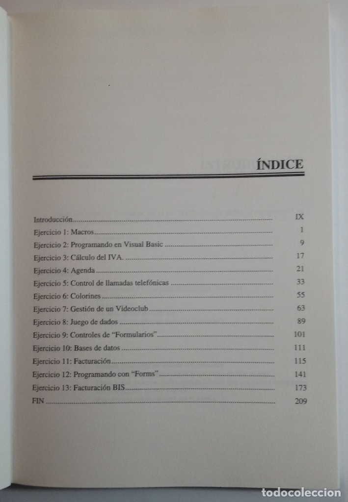 Libros de segunda mano: Programaci&oacute;n VisualBasic para Aplicaciones Excel97 (Autor: F.Vil&aacute;) (VER DESCUENTO ADICIONAL) - Foto 5