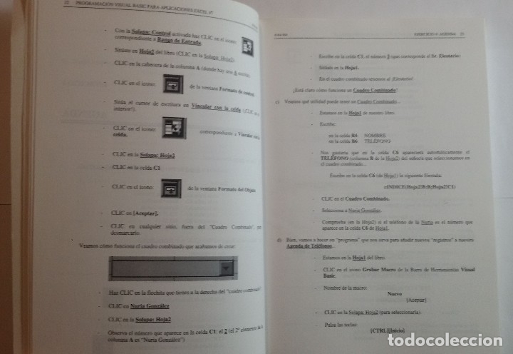 Libros de segunda mano: Programaci&oacute;n VisualBasic para Aplicaciones Excel97 (Autor: F.Vil&aacute;) (VER DESCUENTO ADICIONAL) - Foto 6