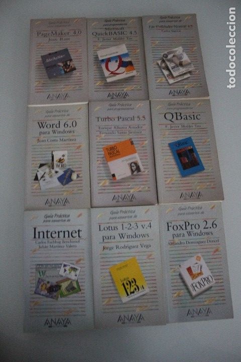 Libros de segunda mano: 9 LIBROS INFORM&Aacute;TICA EDITORIAL ANAYA - Foto 1