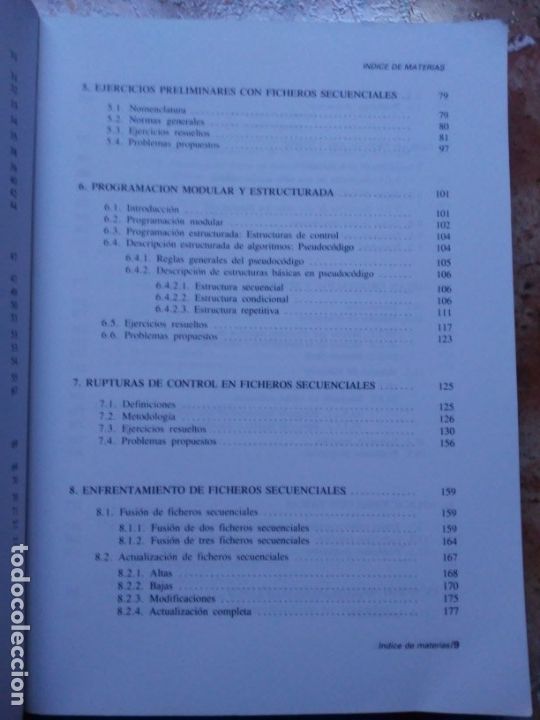 Libros de segunda mano: Metodolog&iacute;a de la programaci&oacute;n: Programaci&oacute;n estructurada M Dolores Alonso Silvia Rumeu - Foto 16