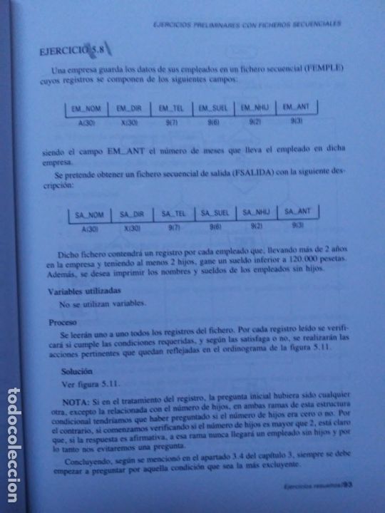 Libros de segunda mano: Metodolog&iacute;a de la programaci&oacute;n: Programaci&oacute;n estructurada M Dolores Alonso Silvia Rumeu - Foto 21