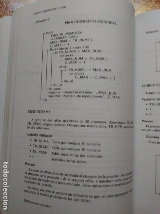 Libros de segunda mano: Metodolog&iacute;a de la programaci&oacute;n: Programaci&oacute;n estructurada M Dolores Alonso Silvia Rumeu - Foto 23
