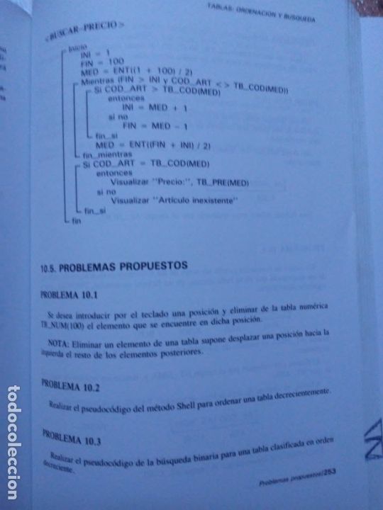 Libros de segunda mano: Metodolog&iacute;a de la programaci&oacute;n: Programaci&oacute;n estructurada M Dolores Alonso Silvia Rumeu - Foto 24