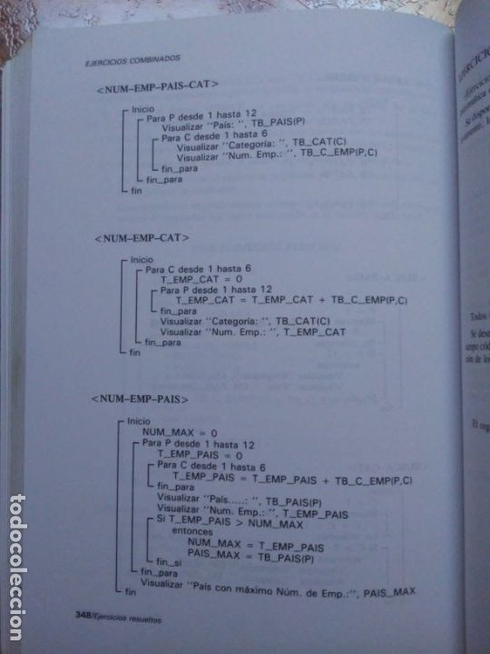 Libros de segunda mano: Metodolog&iacute;a de la programaci&oacute;n: Programaci&oacute;n estructurada M Dolores Alonso Silvia Rumeu - Foto 26