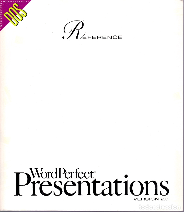 Libros de segunda mano: WordPerfect Presentations MS-DOS - Foto 2