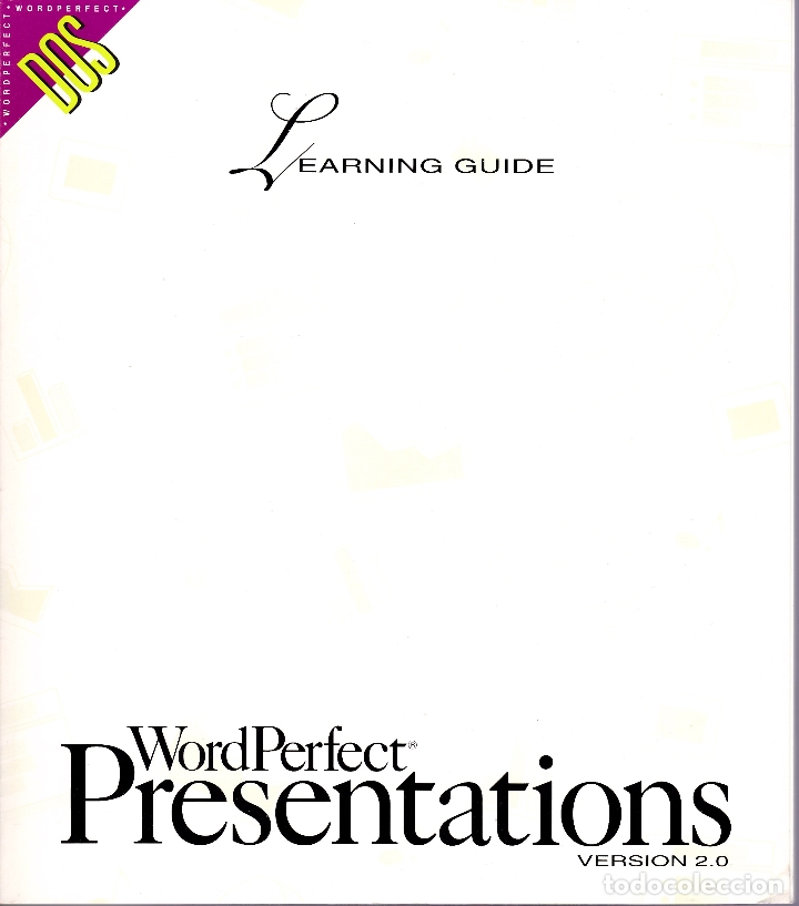 Libros de segunda mano: WordPerfect Presentations MS-DOS - Foto 1