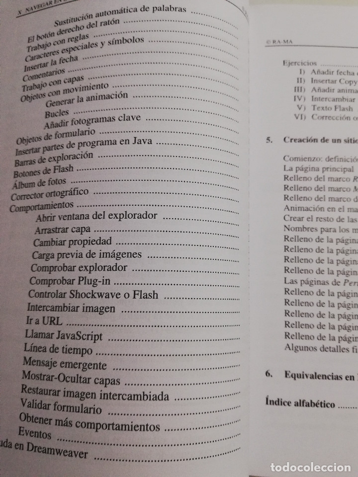 Libros de segunda mano: MACROMEDIA DREAMWEAVER 4 (FRANCISCO PASCUAL) RA - MA - Foto 6
