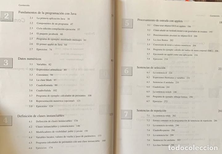 Libros de segunda mano: JAVA. INTRODUCCI&Oacute;N A LA PROGRAMACI&Oacute;N ORIENTADA A OBJETOS CON JAVA. 1&ordf; edici&oacute;n. - Foto 6