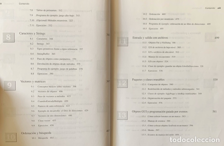 Libros de segunda mano: JAVA. INTRODUCCI&Oacute;N A LA PROGRAMACI&Oacute;N ORIENTADA A OBJETOS CON JAVA. 1&ordf; edici&oacute;n. - Foto 7
