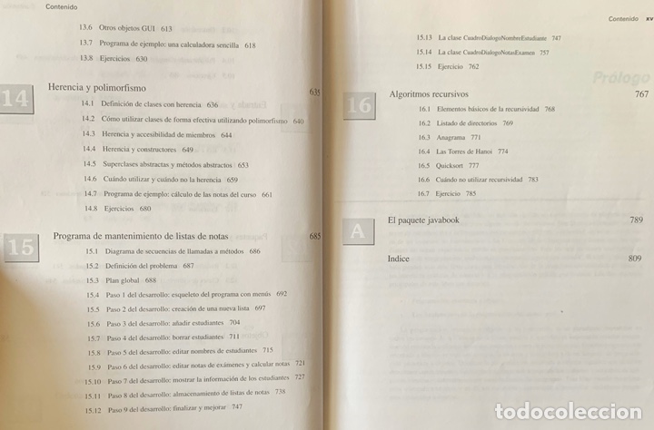 Libros de segunda mano: JAVA. INTRODUCCI&Oacute;N A LA PROGRAMACI&Oacute;N ORIENTADA A OBJETOS CON JAVA. 1&ordf; edici&oacute;n. - Foto 8