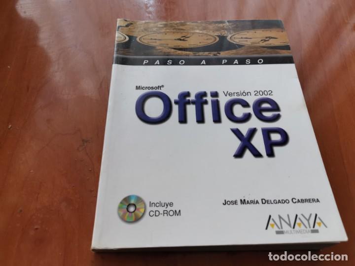 Libros de segunda mano: TOMO PASO A PASO MICROSOFT OFFICE XP VERSION 2002 INCLUYE CD ROM DELGADO CABRERA ANAYA 2001 - Foto 1
