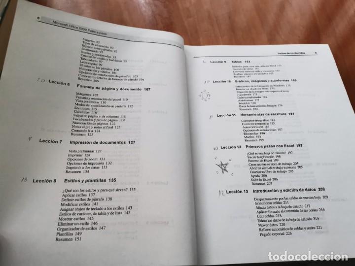 Libros de segunda mano: TOMO PASO A PASO MICROSOFT OFFICE XP VERSION 2002 INCLUYE CD ROM DELGADO CABRERA ANAYA 2001 - Foto 4