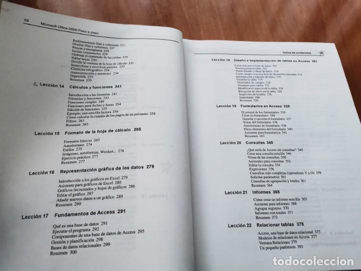Libros de segunda mano: TOMO PASO A PASO MICROSOFT OFFICE XP VERSION 2002 INCLUYE CD ROM DELGADO CABRERA ANAYA 2001 - Foto 5