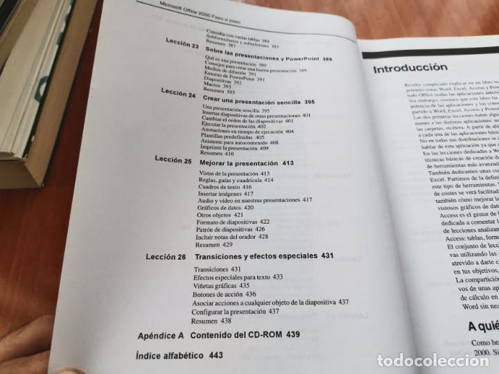 Libros de segunda mano: TOMO PASO A PASO MICROSOFT OFFICE XP VERSION 2002 INCLUYE CD ROM DELGADO CABRERA ANAYA 2001 - Foto 6