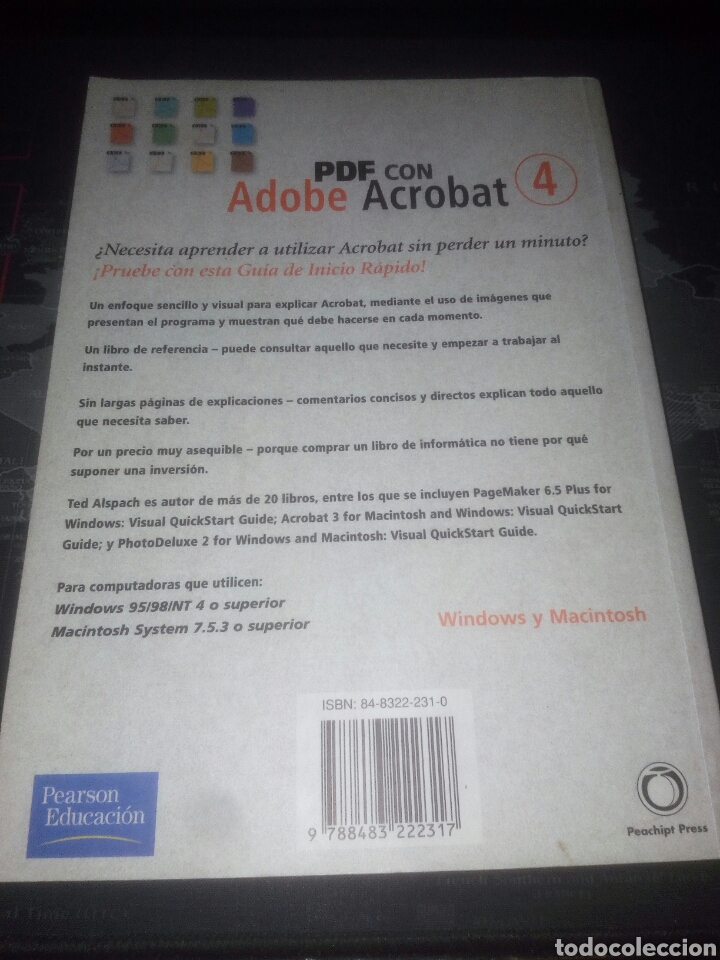 Libros de segunda mano: PDF con Adobe Acrobat 4 -Prentice Hall- Windows y Macintosh -Ted Alspach - Foto 2