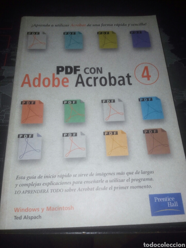Libros de segunda mano: PDF con Adobe Acrobat 4 -Prentice Hall- Windows y Macintosh -Ted Alspach - Foto 1