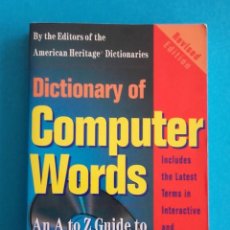 Libros de segunda mano: DICTIONARY OF COMPUTER WORDS. HOUGHTON MIFFLIN COMPANY. BOSTON & NEW YORK. 1995.. Lote 184030515