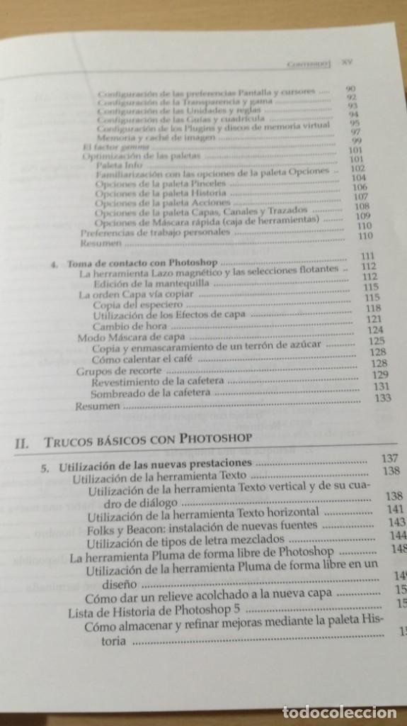 Libros de segunda mano: PHOTOSHOP 5 ADOBE- EDICION ESPECIAL - PRENTICE HALL	 / 	G501 - Foto 7