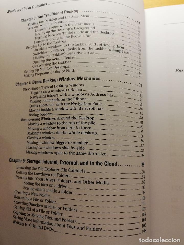 Libros de segunda mano: WINDOWS 10 FOR DUMMIES (ANDY RATHBONE) - Foto 6
