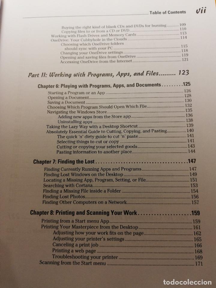 Libros de segunda mano: WINDOWS 10 FOR DUMMIES (ANDY RATHBONE) - Foto 7