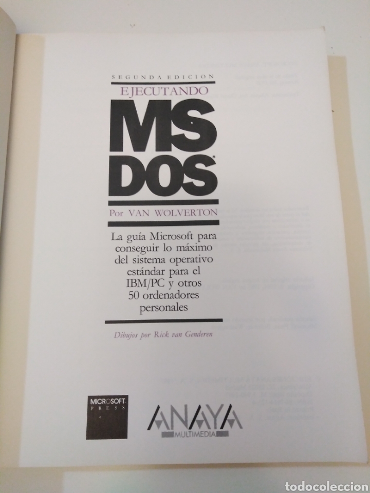 Libros de segunda mano: El libro de MS DOS / Van Wolverton. - Foto 2