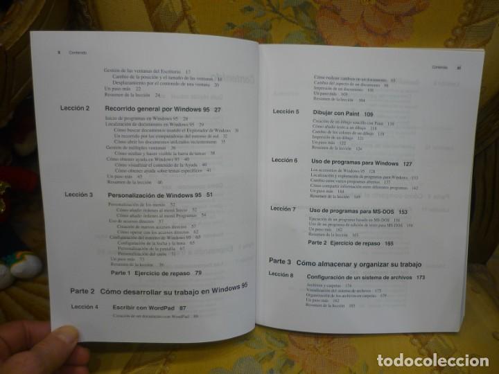 Libros de segunda mano: MICROSOFT WINDOWS 95 PASO A PASO. GU&Iacute;A DE FORMACI&Oacute;N. ILUSTRADO. - Foto 7