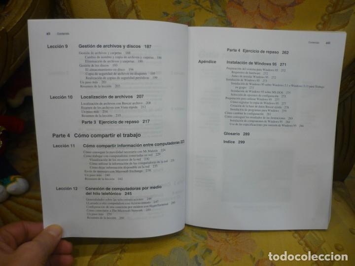 Libros de segunda mano: MICROSOFT WINDOWS 95 PASO A PASO. GU&Iacute;A DE FORMACI&Oacute;N. ILUSTRADO. - Foto 8