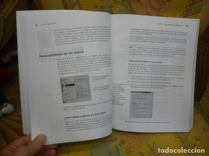 Libros de segunda mano: MICROSOFT WINDOWS 95 PASO A PASO. GU&Iacute;A DE FORMACI&Oacute;N. ILUSTRADO. - Foto 9