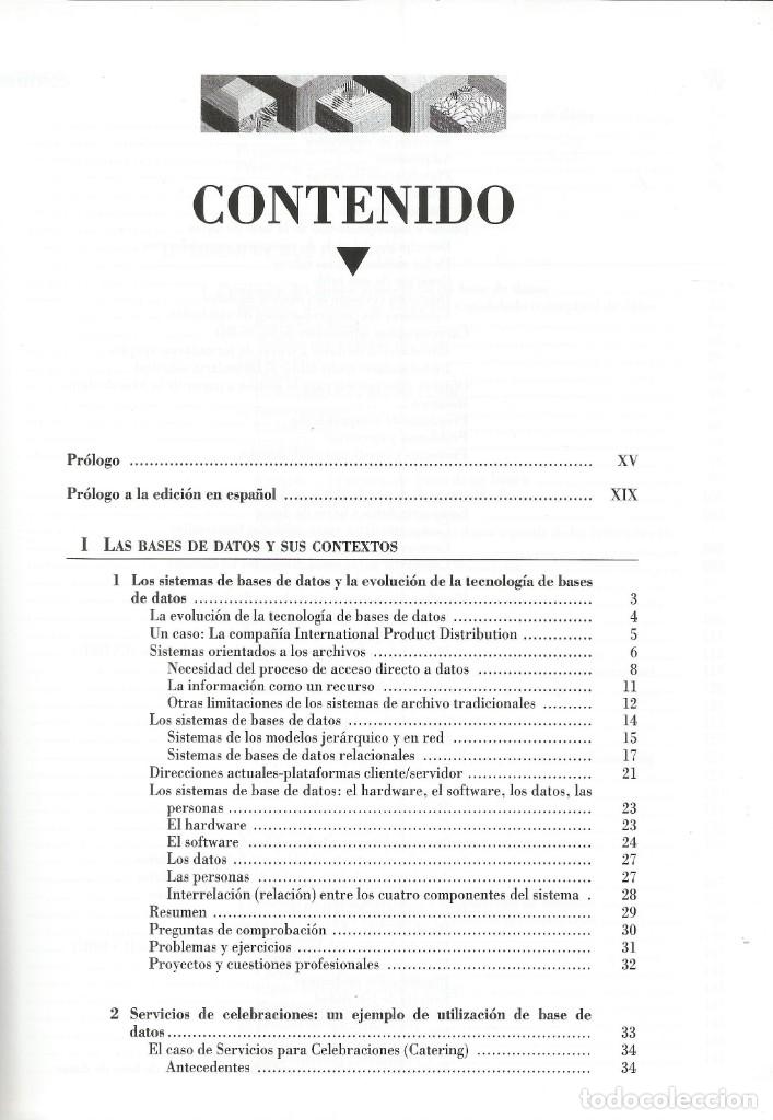 Libros de segunda mano: Dise&ntilde;o y administraci&oacute;n de bases de datos. Gary W. Hansen. - Foto 2