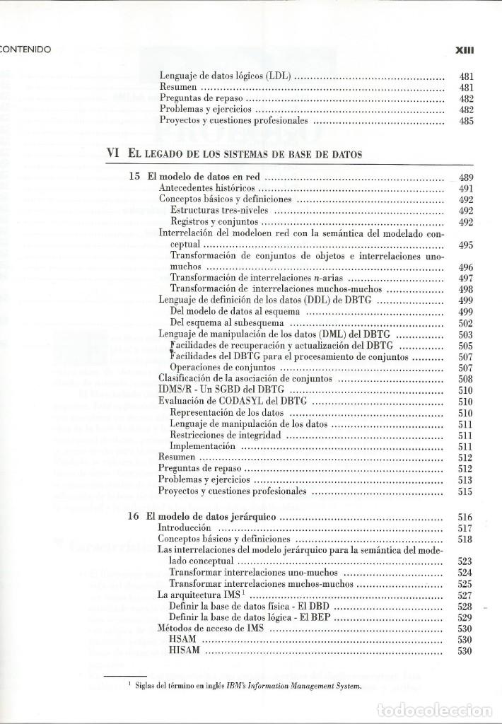Libros de segunda mano: Dise&ntilde;o y administraci&oacute;n de bases de datos. Gary W. Hansen. - Foto 3