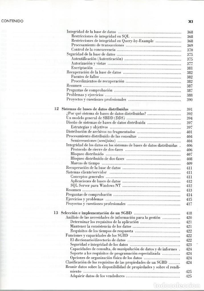 Libros de segunda mano: Dise&ntilde;o y administraci&oacute;n de bases de datos. Gary W. Hansen. - Foto 4