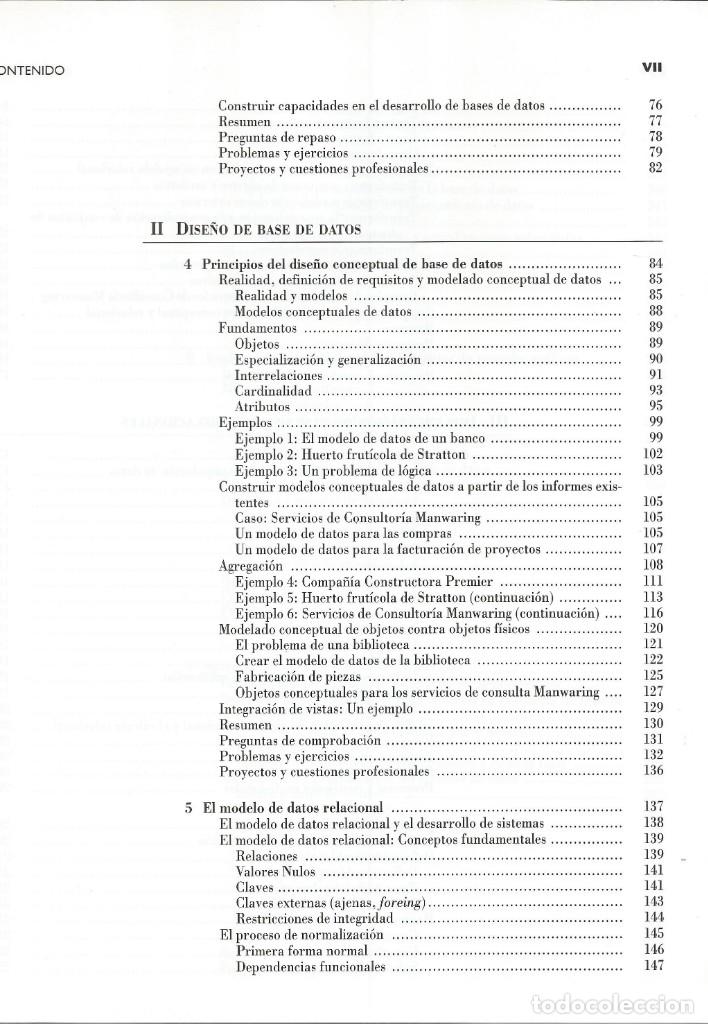 Libros de segunda mano: Dise&ntilde;o y administraci&oacute;n de bases de datos. Gary W. Hansen. - Foto 6