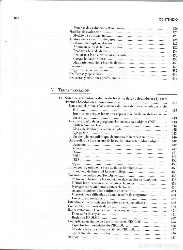 Libros de segunda mano: Dise&ntilde;o y administraci&oacute;n de bases de datos. Gary W. Hansen. - Foto 7