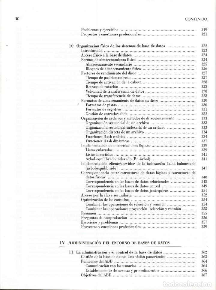 Libros de segunda mano: Dise&ntilde;o y administraci&oacute;n de bases de datos. Gary W. Hansen. - Foto 8