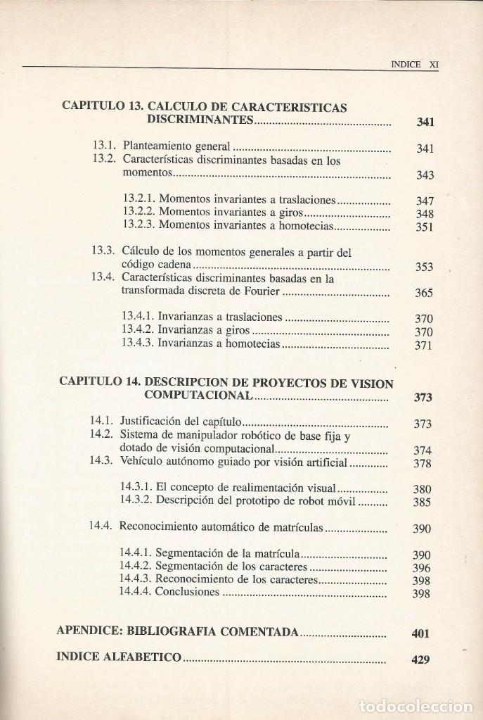 Libros de segunda mano: Reconocimiento de formas y visi&oacute;n artificial. Dar&iacute;o Maravall. - Foto 5