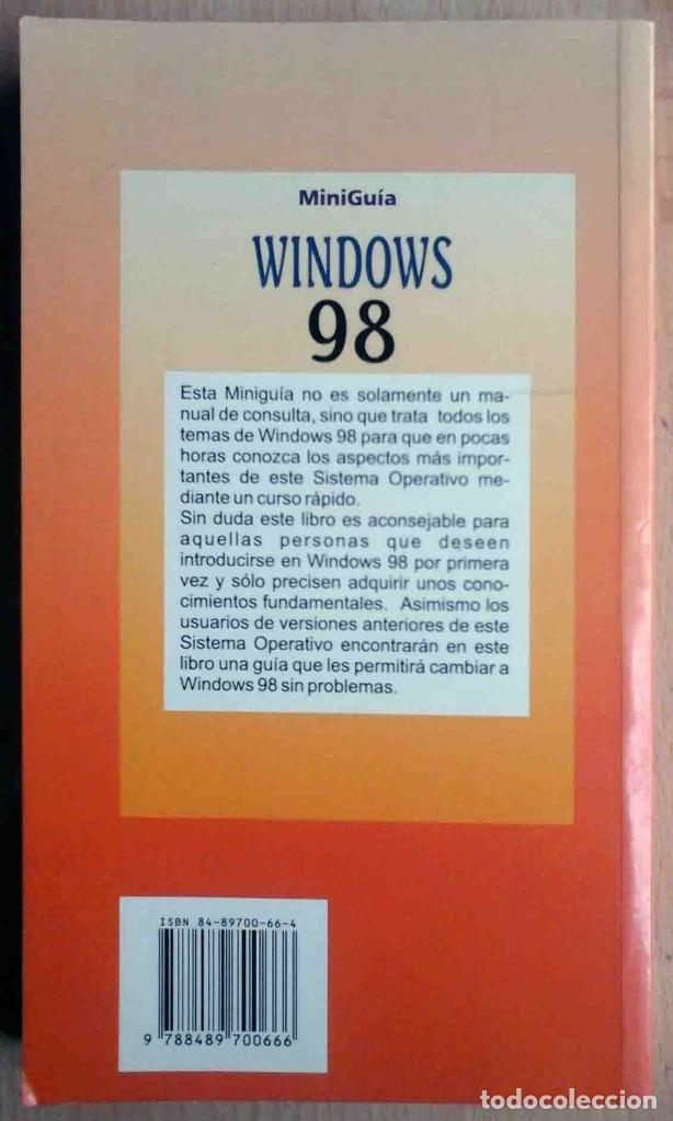 Libros de segunda mano: Minigu&iacute;a de aprendizaje r&aacute;pido - Windows 98 / Word 2000 - Foto 2
