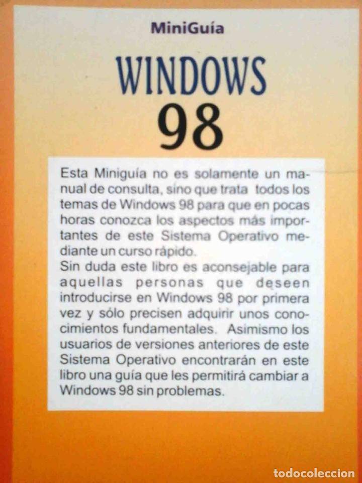 Libros de segunda mano: Minigu&iacute;a de aprendizaje r&aacute;pido - Windows 98 / Word 2000 - Foto 3